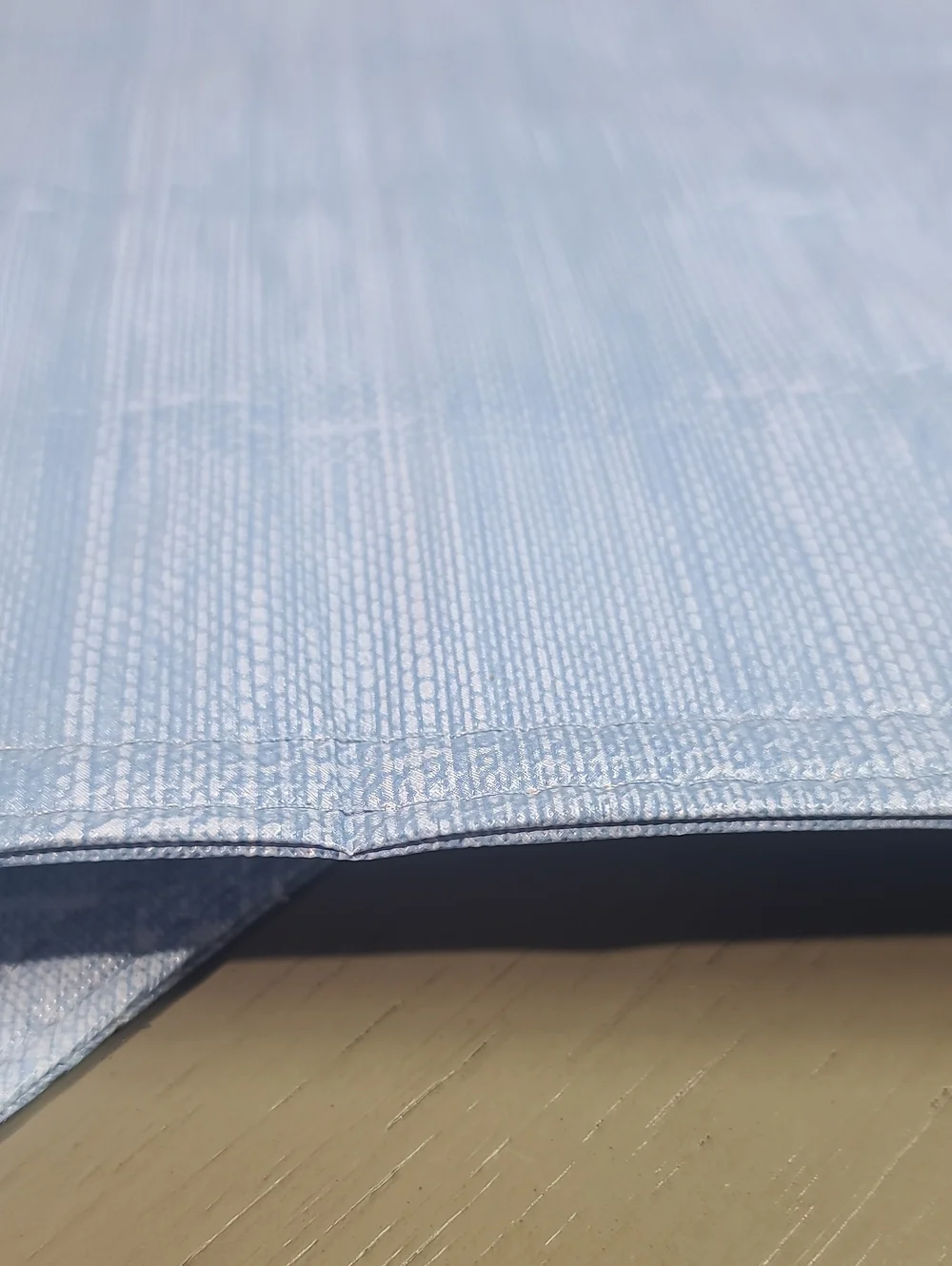 Light Blue Cleanable Placemat Set - Home Dining Set Of 10